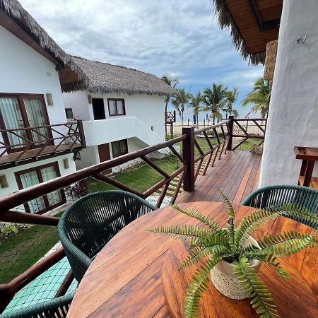 Ap Vila Mar Pe Na Areia Com Vista Para O Mar E Piscina Barra Grande  Dış mekan fotoğraf