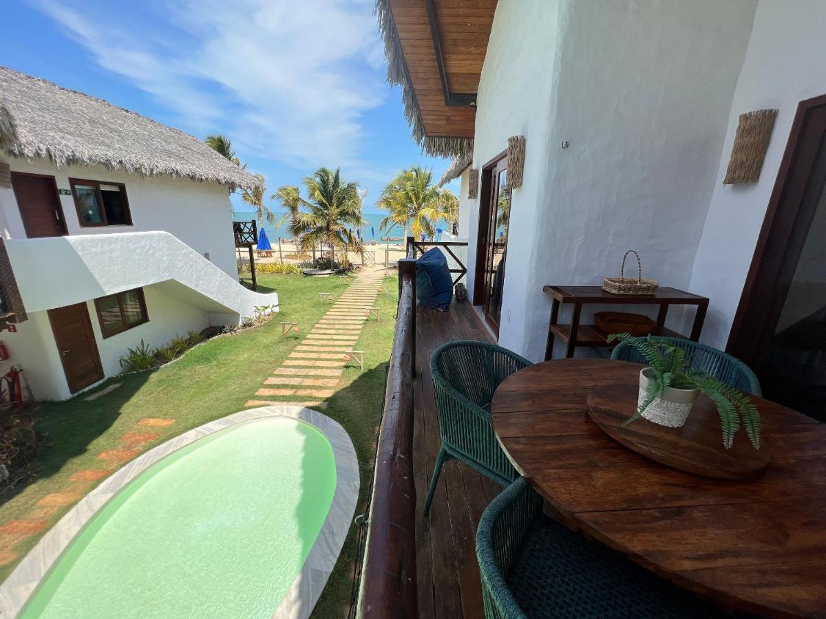 Ap Vila Mar Pe Na Areia Com Vista Para O Mar E Piscina Barra Grande  Dış mekan fotoğraf
